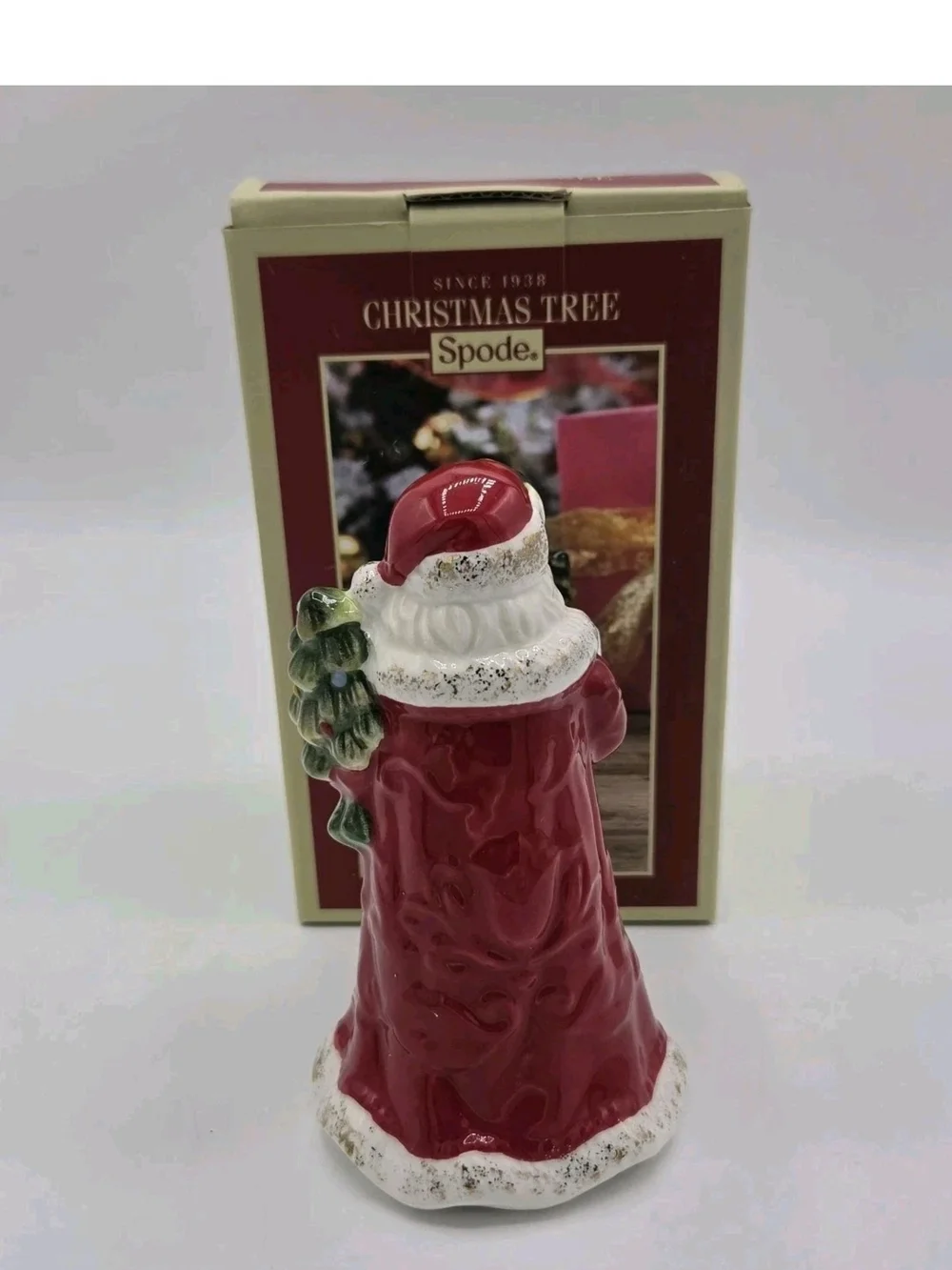 Spode Christmas Tree Red Santa Bell 5
